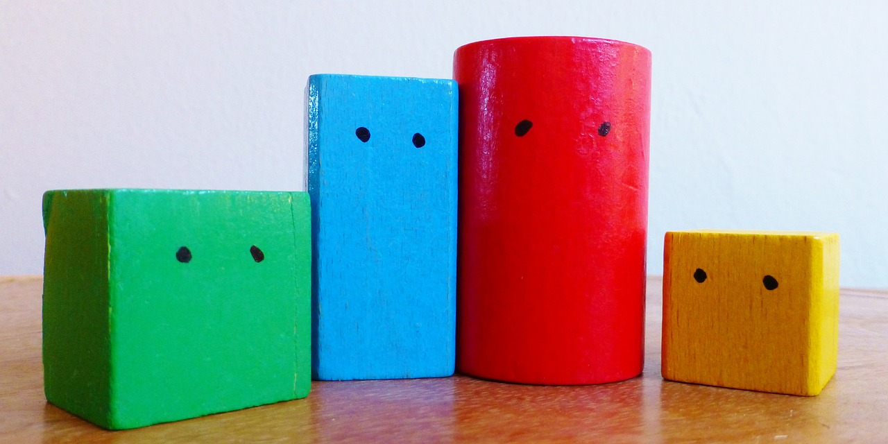 wooden blocks, multicoloured, consulting